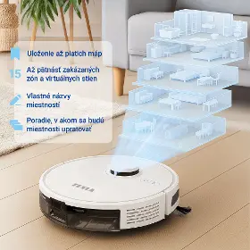 Robotický vysávač s mopom 2v1 - Tesla RoboStar iQ660 Plus - 11