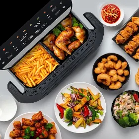 Teplovzdušná fritéza - Tesla QD575 XXL AirCook DualHeat - 10