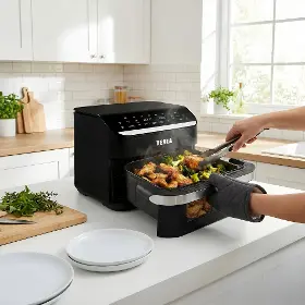 Teplovzdušná fritéza - Tesla QD575 XXL AirCook DualHeat - 7