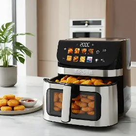 Horkovzdušná fritéza - Tesla QD73 XXL AirCook DualHeat - 7