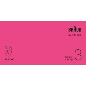 Epilátor - Braun SE3-000 Silk-épil 3 - 8