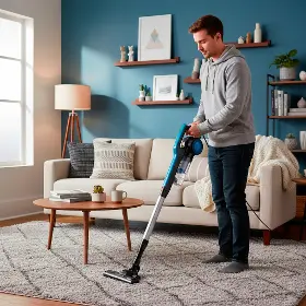 Tyčový vysavač - Black+Decker BXVMS602E Tyčový vysavač - 4