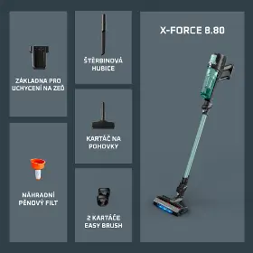 Tyčový vysavač - Rowenta RH1833E0  X-Force 8.80 Allergy - 10