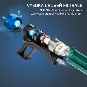 Tyčový vysavač - Rowenta RH1833E0  X-Force 8.80 Allergy - 5