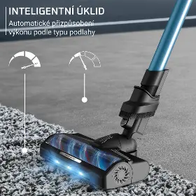 Tyčový vysávač s mopom - Rowenta RH7AC1E0 X-Force Flex 10.80 Allergy Aqua Auto - 8