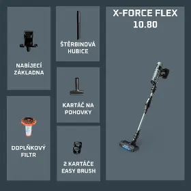 Tyčový vysávač - Rowenta RH7A32E0 X-Force Flex 10.80 Allergy Auto 3v1 120 AW - 15