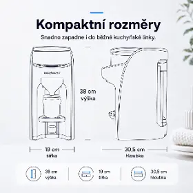 Přístroj na přípravu kojeneckého mléka - Baby Brezza FRP0131 - 15