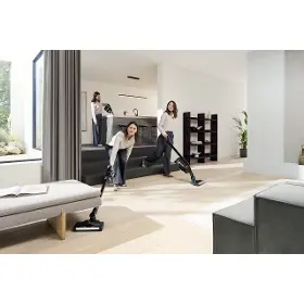 Tyčový vysávač s mopom - Miele Triflex HX3 Aqua Obsidian čierna - 11