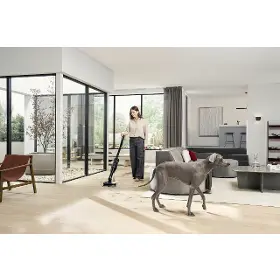 Tyčový vysávač s mopom - Miele Triflex HX3 Aqua Obsidian čierna - 21