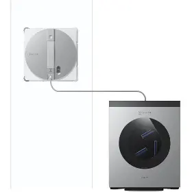 Robotický čistič oken - Ecovacs WINBOT W3 OMNI SILVER - 1