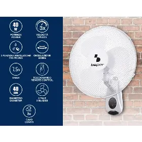 Ventilátor nástěnný - Beper P206VEN600 - 5