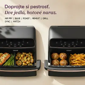 Teplovzdušná fritéza - Cosori CAF-TF801-CEUR Twin Fry Compact - 5