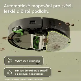 Robotický vysavač s mopem - iRobot Roomba 115 Combo + Charge Dock, Y414040 - 10