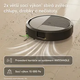 Robotický vysavač s mopem - iRobot Roomba 115 Combo + Charge Dock, Y414040 - 9