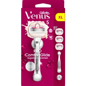 Manuálny holiaci strojček - Gillette Venus Pro ComfortGlide Sugarberry + 3 náhradné hlavice - 2