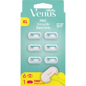 Žiletka - Gillette Venus Pro Smooth Sensitive – 6 náhradných hlavíc + puzdro - 2