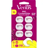 Gillette Venus Pro ComfortGlide Sugarberry – 6 náhradných hlavíc + puzdro