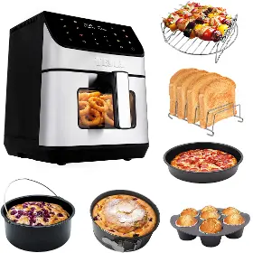 Horkovzdušná fritéza - Tesla AirCook DualHeat QD65 XXL - 6