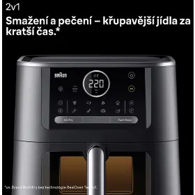 Horkovzdušná fritéza - Braun HF7056BK MultiFry 7 - 8