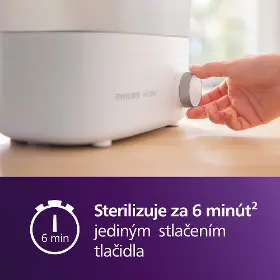Sterilizátor fliaš - Avent SCF293/00 Premium - 10
