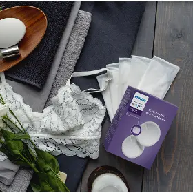 Vložky do podprsenky - Avent SCF254/24 AVENT Absorpčné vložky jednorazové 24 ks - 2