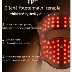 LED maska - Jovs JM2P 4D v2 laserová světelná terapeutická maska - 6