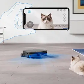Robotický vysávač s mopom 2v1 - Ecovacs DEEBOT T90S PRO OMNI BLACK - 21