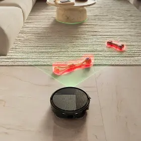 Robotický vysavač s mopem - iRobot Roomba Plus 575 Combo robot - černá - 7