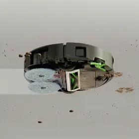 Robotický vysavač s mopem - iRobot Roomba Plus 575 Combo robot - černá - 9