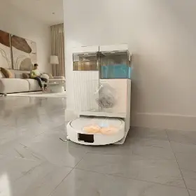 Robotický vysavač s mopem - iRobot Roomba Plus 575 Combo robot - bílá - 13