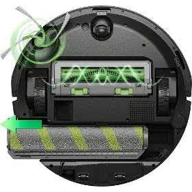 Robotický vysavač s mopem - iRobot Roomba Plus 675 Combo robot - černá - 3