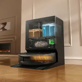 Robotický vysavač s mopem - iRobot Roomba Plus 675 Combo robot - černá - 5