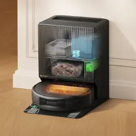 Robotický vysavač s mopem - iRobot Roomba Max 875 Combo robot - černá - 12