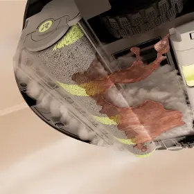 Robotický vysavač s mopem - iRobot Roomba Max 875 Combo robot - černá - 16
