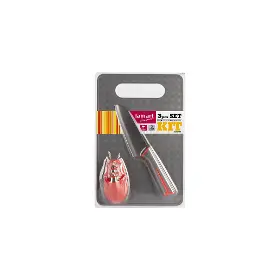 Set kuchyňského náčiní - Lamart LT2099 Set 3ks - nůž, brousek, prkénko KIT - 4