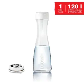 Filtračná fľaša - Laica Filtračná karafa Flow´n go GlaSSmart B31AA, biela - 1