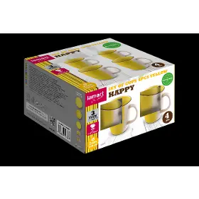Hrnek - Lamart LT9074 Happy 260 ml 4 ks - 2