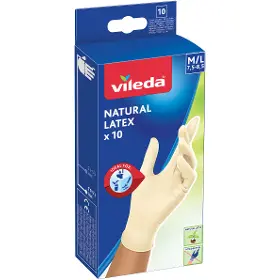 Rukavice - Vileda Natural latex velikost M/L - 1