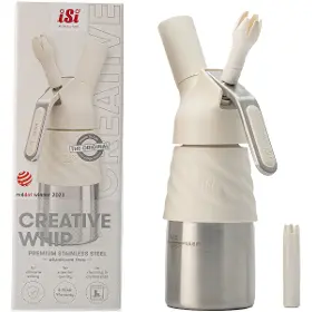 Šlehačková láhev - ISI CREATIVE WHIP BÍLÁ 0,25L - 1