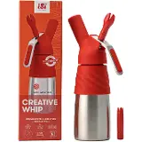 ISI CREATIVE WHIP ČERVENÁ 0,5L