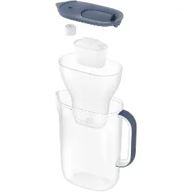 Filtračná kanvica - Brita Style Essential 2,4 l šedomodrá + Maxtra Pro Pure Performance - 5