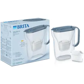 Filtračná kanvica - Brita Style Essential 2,4 l šedomodrá + Maxtra Pro Pure Performance - 6