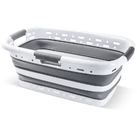 Koš na prádlo - Lamart LT8120 Prádelní koš skládací 45L CLEAN - 1