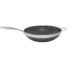 Wok pánev - Kohersen 71111 Wok pánev s poklicí 32 cm BLACK - 3