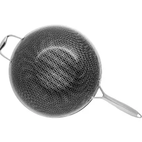 Wok pánev - Kohersen 71111 Wok pánev s poklicí 32 cm BLACK - 5