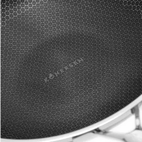 Wok pánev - Kohersen 71111 Wok pánev s poklicí 32 cm BLACK - 7