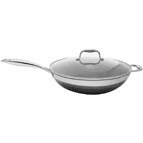 Wok pánev - Kohersen 71111 Wok pánev s poklicí 32 cm BLACK - 1