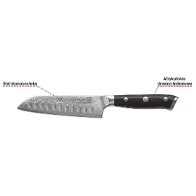 Nůž kuchyňský - Kohersen 72214 Santoku nůž Elegance 12,7 cm - 8