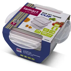 Box na potraviny - Lamart LT6060 Clip Sada 2x600ml - 5