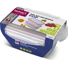 Box na potraviny - Lamart LT6062 Clip Sada 2x700ml - 5
